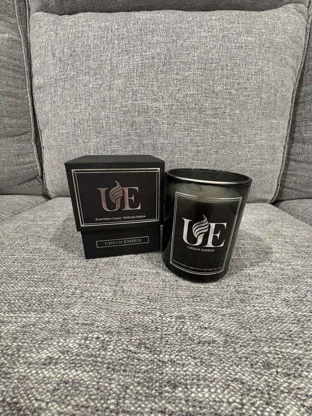 Urban Ember Oud & Vanilla Scented Soy Candle 8oz